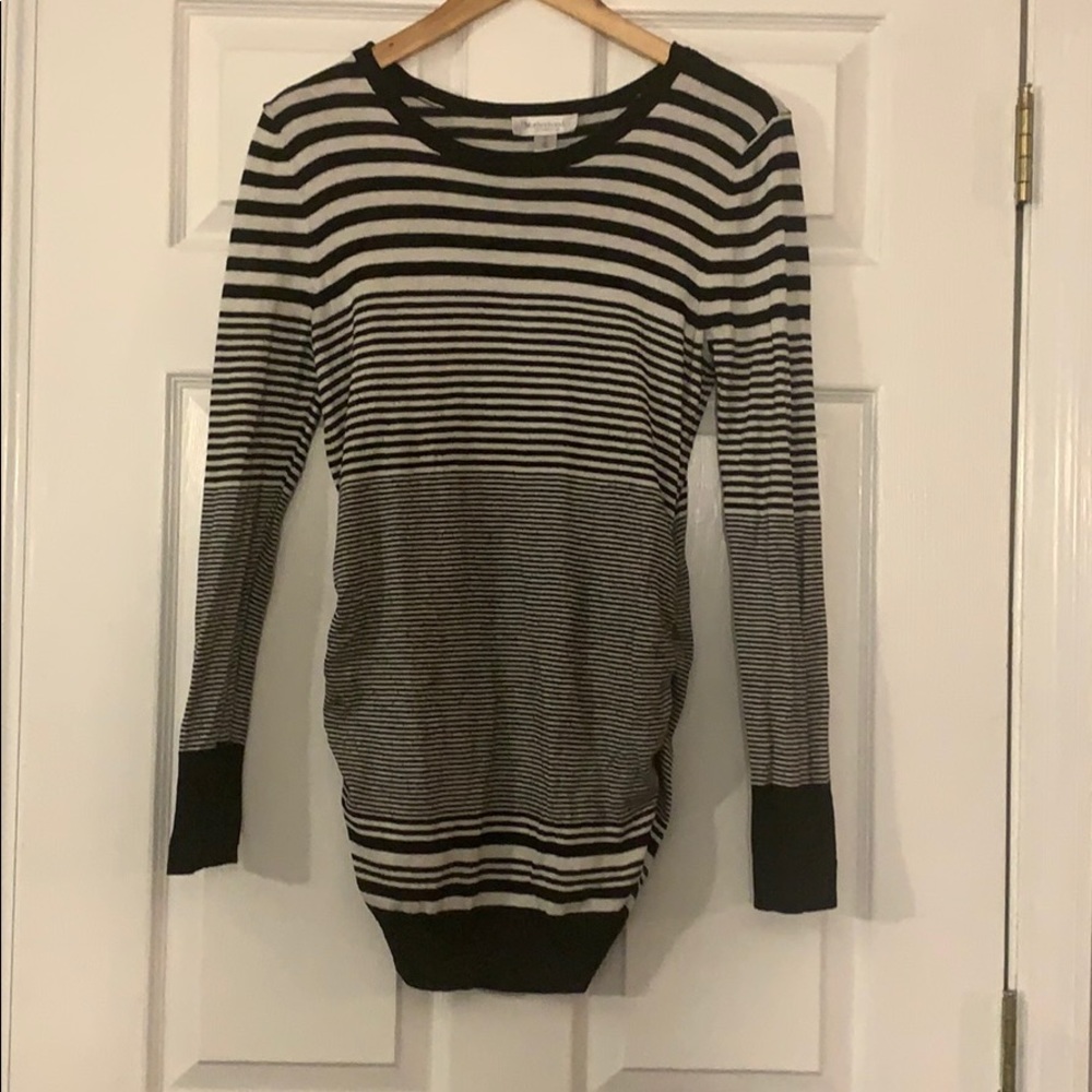 Long sleeve maternity sweater